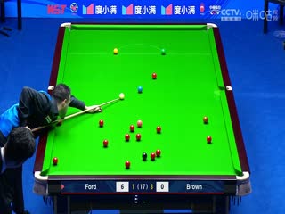 斯诺克天津国锦赛半决赛 乔丹·布朗4-4汤姆·福德 20231110（李照）封面图
