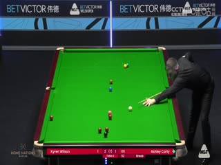 斯诺克威尔士公开赛 凯伦·威尔逊4-3阿什利·卡蒂 20240212封面图