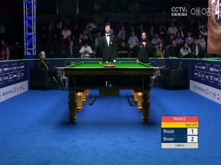 斯诺克世界公开赛64进32 奥利弗·布朗2-5卢卡·布雷切尔 20240319封面图