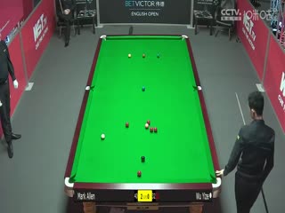 斯诺克  吴宜泽1-4马克·艾伦 20231003封面图