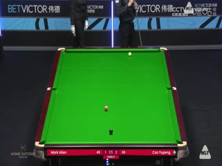 斯诺克威尔士公开赛 马克·艾伦4-3曹宇鹏 20240212（李照）封面图