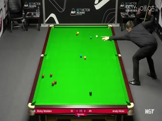 2024斯诺克威尔士公开赛资格赛 里奇·沃顿4-2安迪·希克斯 20240126封面图