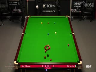 斯诺克 乔·奥康纳2-4扎克·苏尔蒂 20231017封面图