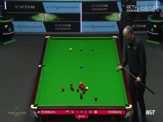 斯诺克 马克·威廉姆斯2-4罗比·威廉姆斯 20231025（李照）封面图