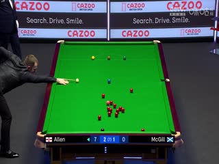 斯诺克 马克·艾伦4-1安东尼·麦克吉尔 20230925封面图