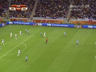 年南非世界杯 小組賽-A组 烏拉圭(南美洲) VS (歐洲)法國(国俄双语)封面图
