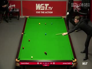 斯诺克 大卫·吉尔伯特6-0詹姆斯·卡希尔 20230919（李照）封面图
