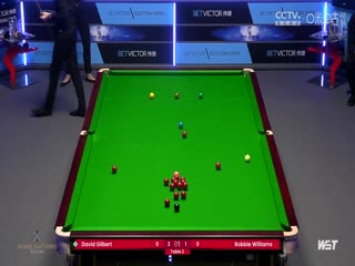 2023斯诺克苏格兰公开赛 罗比·威廉姆斯3-4大卫·吉尔伯特 20231213封面图