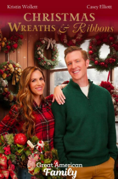 圣诞花环和丝带封面图