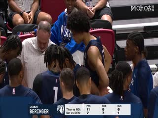 NBA夏季联赛 森林狼VS活塞 20250716封面图