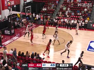 NBA夏季联赛 奇才VS尼克斯 20250720封面图