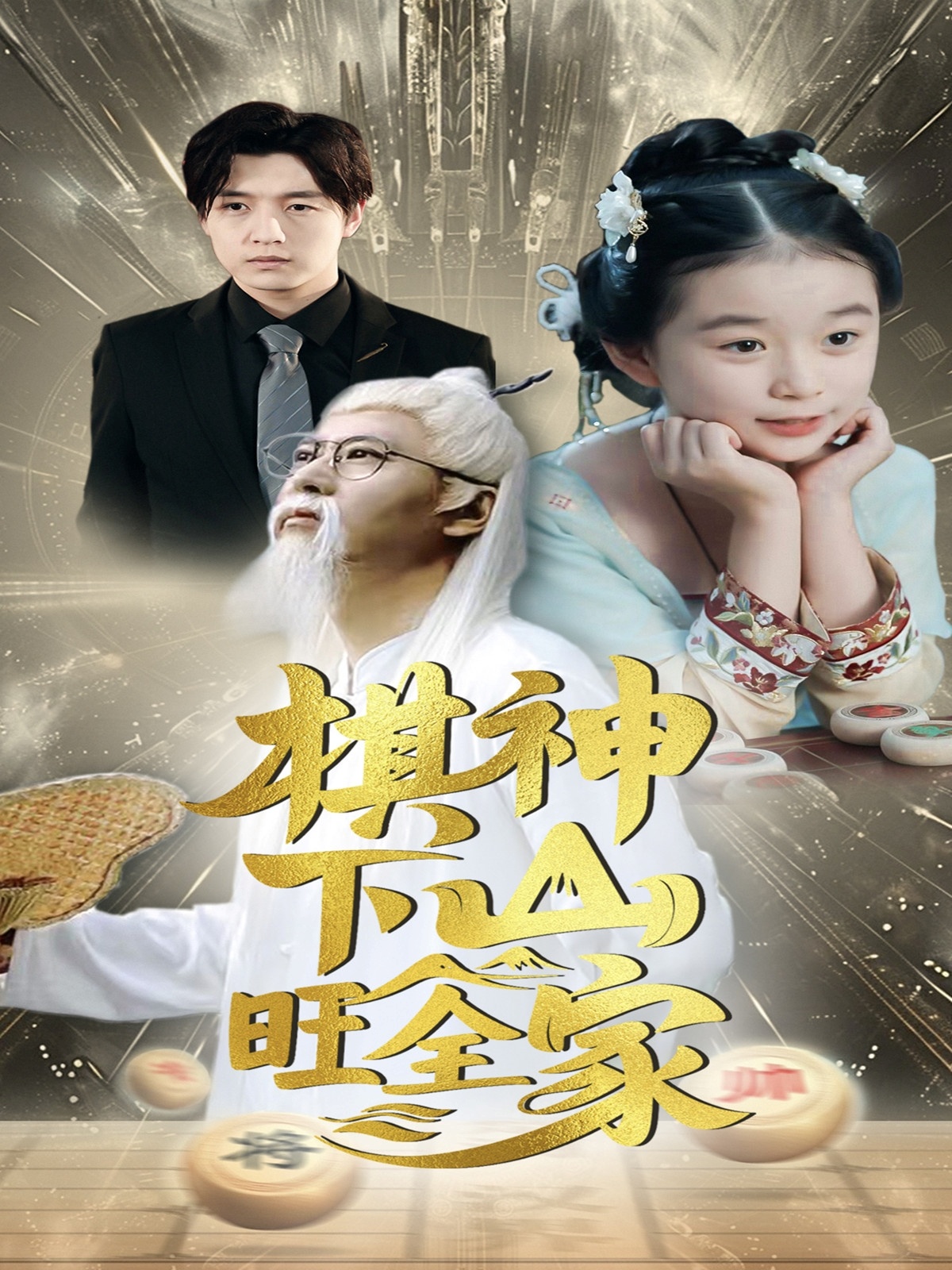 棋神下山旺全家封面图