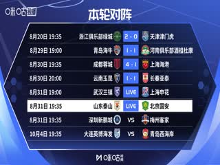 中超联赛 山东泰山VS北京国安 20250831封面图
