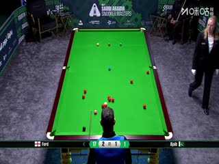 2025斯诺克沙特大师赛第三轮（80进48） 汤姆·福德2-4法拉赫·阿贾布 20250811封面图