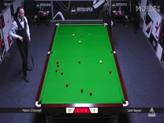 2025斯诺克英国公开赛资格赛 马丁·奥唐奈4-1萨希尔·纳亚尔 20250627封面图
