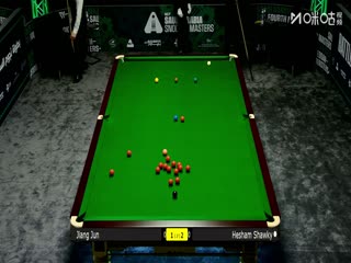 2025斯诺克沙特大师赛第一轮（144进112） 江俊2-4赫舍姆·塞基 20250808封面图