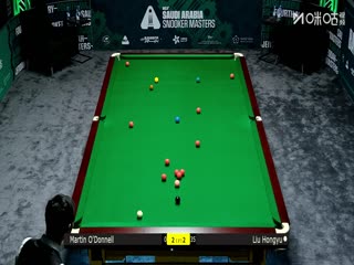 2025斯诺克沙特大师赛第三轮（80进48） 马丁·奥德奈尔4-3刘宏宇 20250811封面图