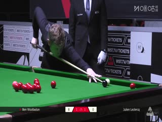 2025斯诺克英国公开赛资格赛 朱利安·勒克莱尔2-4本·沃拉斯顿 20250628封面图