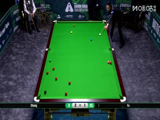 2025斯诺克沙特大师赛第一轮（144进112） 常冰玉4-3傅家俊 20250808封面图