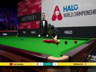 24-25赛季斯诺克世锦赛第一轮 肖国栋10-4马修·塞尔特（第二阶段） 20250420封面图
