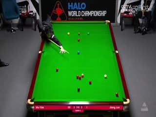 24-25赛季斯诺克世锦赛资格赛第三轮 吴宜泽6-3江俊（第一阶段） 20250414封面图