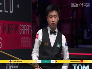 24-25赛季斯诺克世锦赛四分之一决赛 赵心童6-2克里斯·韦克林（第一阶段） 20250429封面图