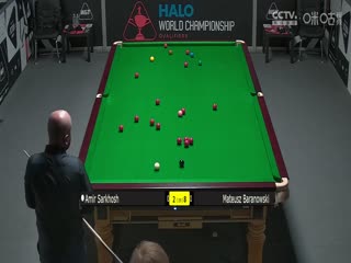 斯诺克世锦赛资格赛128进96 阿米尔·萨克霍什2-10马特乌斯·巴拉诺夫斯基（第二阶段） 20250407封面图