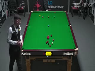 斯诺克世锦赛资格赛128进96 利亚姆·戴维斯8-1艾哈迈德·埃尔赛义德（第一阶段） 20250407封面图