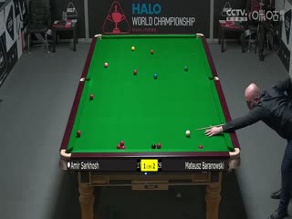 斯诺克世锦赛资格赛128进96 阿米尔·萨克霍什2-6马特乌斯·巴拉诺夫斯基（第一阶段） 20250407封面图