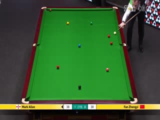 24-25赛季斯诺克世锦赛第一轮 马克·艾伦5-4范争一（第一阶段） 20250421封面图