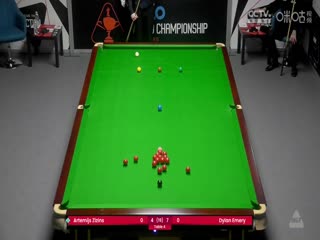 斯诺克世锦赛资格赛128进96 阿特米吉斯·齐津斯4-10迪伦·埃默里（第二阶段） 20250407封面图