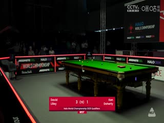 斯诺克世锦赛资格赛96进64  大卫·利利8-1肯·达赫迪（第一阶段） 20250411封面图