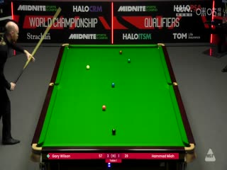 斯诺克世锦赛资格赛96进64及64进32 加里·威尔逊8-1哈马德·米亚（第一阶段） 20250413封面图