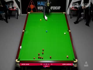 斯诺克世锦赛资格赛96进64  杰米·琼斯7-2朱利安·勒克莱（第一阶段） 20250411封面图