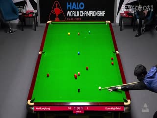 斯诺克世锦赛资格赛96进64及64进32 贺国强10-3利亚姆·海菲尔德（第二阶段） 20250413封面图