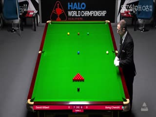 斯诺克世锦赛资格赛96进64及64进32 大卫·吉尔伯特10-6巩晨智（第二阶段） 20250413封面图