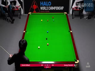 斯诺克世锦赛资格赛96进64及64进32 大卫·吉尔伯特4-5巩晨智（第一阶段） 20250413封面图