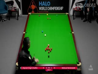 斯诺克世锦赛资格赛96进64 伊什普利特·辛格·查达10-2马特乌斯·巴拉诺夫斯基（第二阶段） 20250410封面图