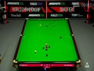 斯诺克世锦赛资格赛96进64 傅家俊8-1本·默滕斯（第一阶段） 20250410封面图