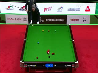 斯诺克世界大奖赛16进8 巴里·霍金斯1-4肖恩·墨菲  20250306封面图