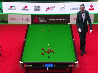 斯诺克世界大奖赛16进8 肖国栋4-3雷佩凡  20250306封面图