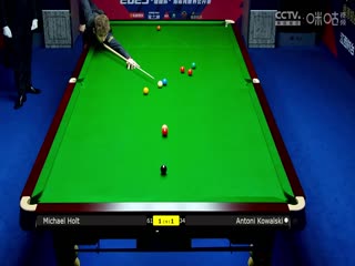 斯诺克玉山世界公开赛32进16 安东尼·科瓦尔斯基1-5迈克尔·霍尔特  20250225封面图