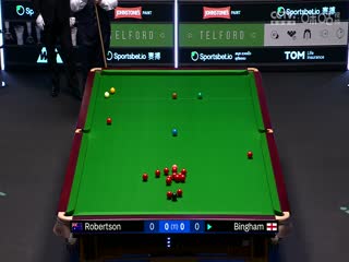 斯诺克球员锦标赛第一轮 尼尔·罗伯逊6-4斯图尔特·宾汉姆 20250319封面图