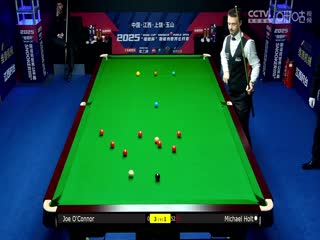 斯诺克玉山世界公开赛16进8 乔·奥康纳5-3迈克尔·霍尔特  20250226封面图