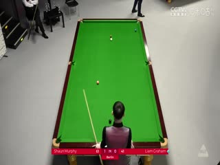 斯诺克德国大师赛64进32 肖恩·墨菲5-0利亚姆·格雷厄姆  20250128封面图