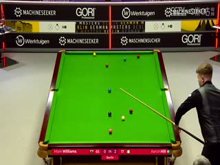 斯诺克德国大师赛64进32 马克·威廉姆斯2-5亚伦·希尔  20250129封面图