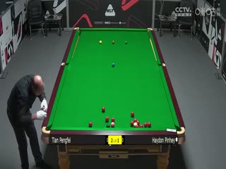 斯诺克威尔士公开赛资格赛 田鹏飞3-4海顿·平尼 20250205封面图