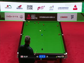 斯诺克世界大奖赛32进16 马克·塞尔比4-3杰克逊·佩吉  20250305封面图