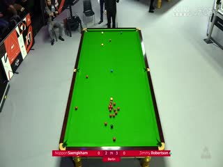 斯诺克德国大师赛64进32 诺鹏·桑坎姆4-5吉米·罗伯逊  20250129封面图