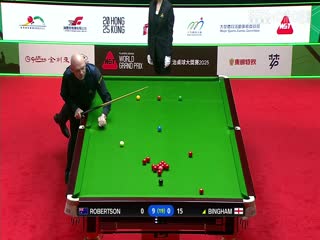 斯诺克世界大奖赛决赛 尼尔·罗伯逊10-0斯图尔特·宾汉姆 20250309封面图
